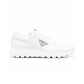 Prada PRAX 01 Re-Nylon and Brushed Leather Sneakers - White