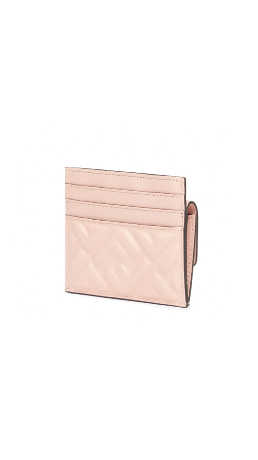 Baguette Nappa Card Holder - Pink