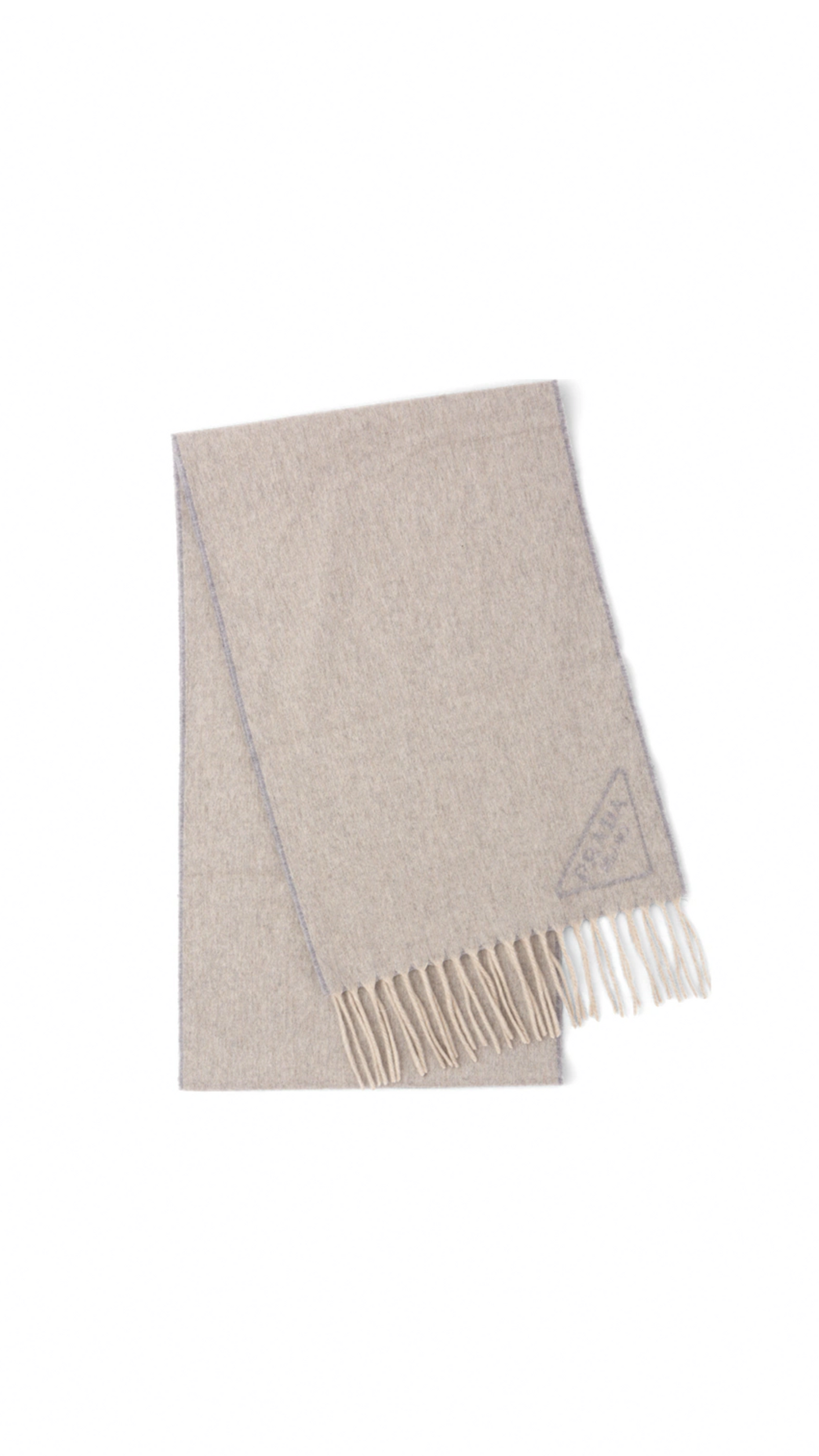 Double Cashmere Scarf - Alcino/Grey