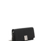 4g Wallet in Box Leather With Chain - Black.