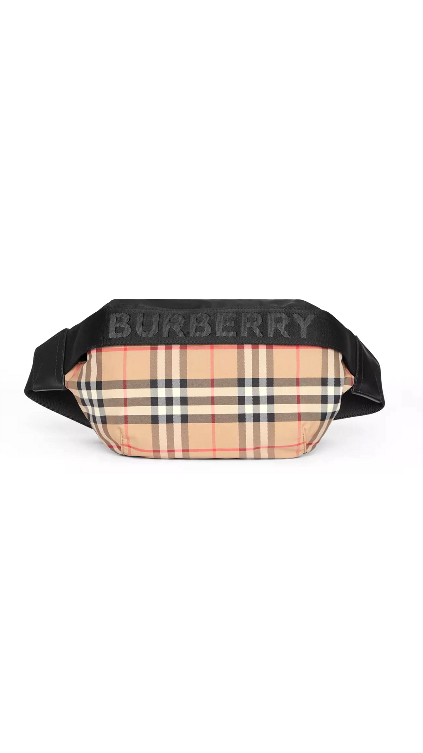 Medium Vintage Check Bum Bag - Archive Beige