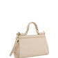 Small Sicily Bag in Dauphine Calfskin - Nude