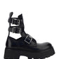Rave Buckle Boot - Black / Silver