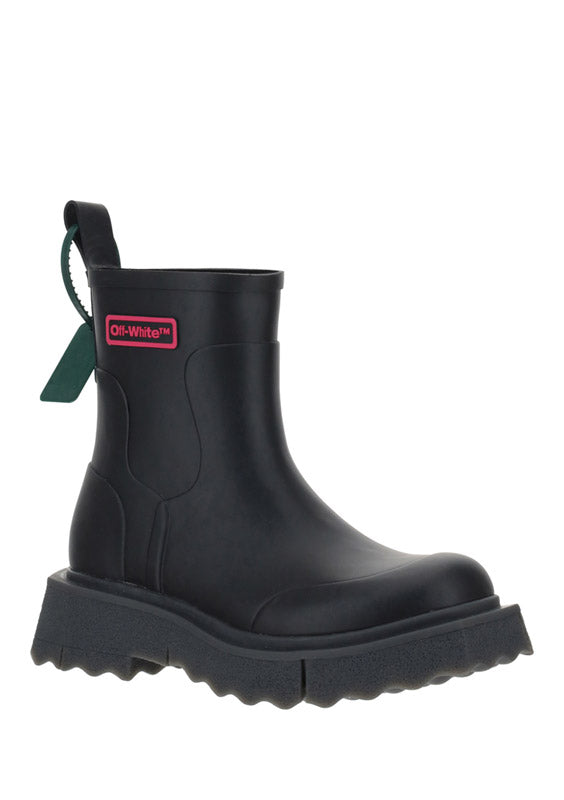 Logo Sponge Rubberboot - Black