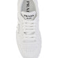 Perforated Leather Sneakers - White.