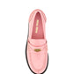 Patent Leather Loafers - Pink