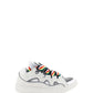 Leather Curb Sneakers - White