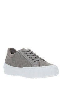 Fendi Force Low-Top Sneakers - Gray