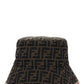 FF Fabric Bucket Hat - Brown