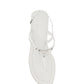 Strappy Thong Sandals - White