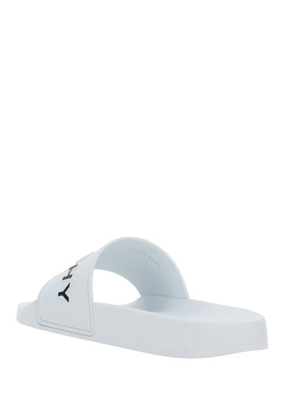 Paris Flat Sandal - White