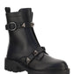Roman Stud Combat Boot With Tonal Studs 40mm - Black