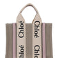 Small Woody Tote Bag - Beige / Pink