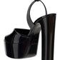 Jodie Platform Sandals In Patent Leather - Black