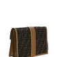 FF Fabric Clutch - Brown