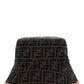 FF Fabric Bucket Hat - Brown