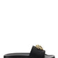 Barocco Palazzo Pool Slides - Black