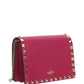 Rockstud Calfskin Chain Pouch - Blossom