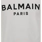 Cotton Printed Balmain Paris Logo T-shirt - White