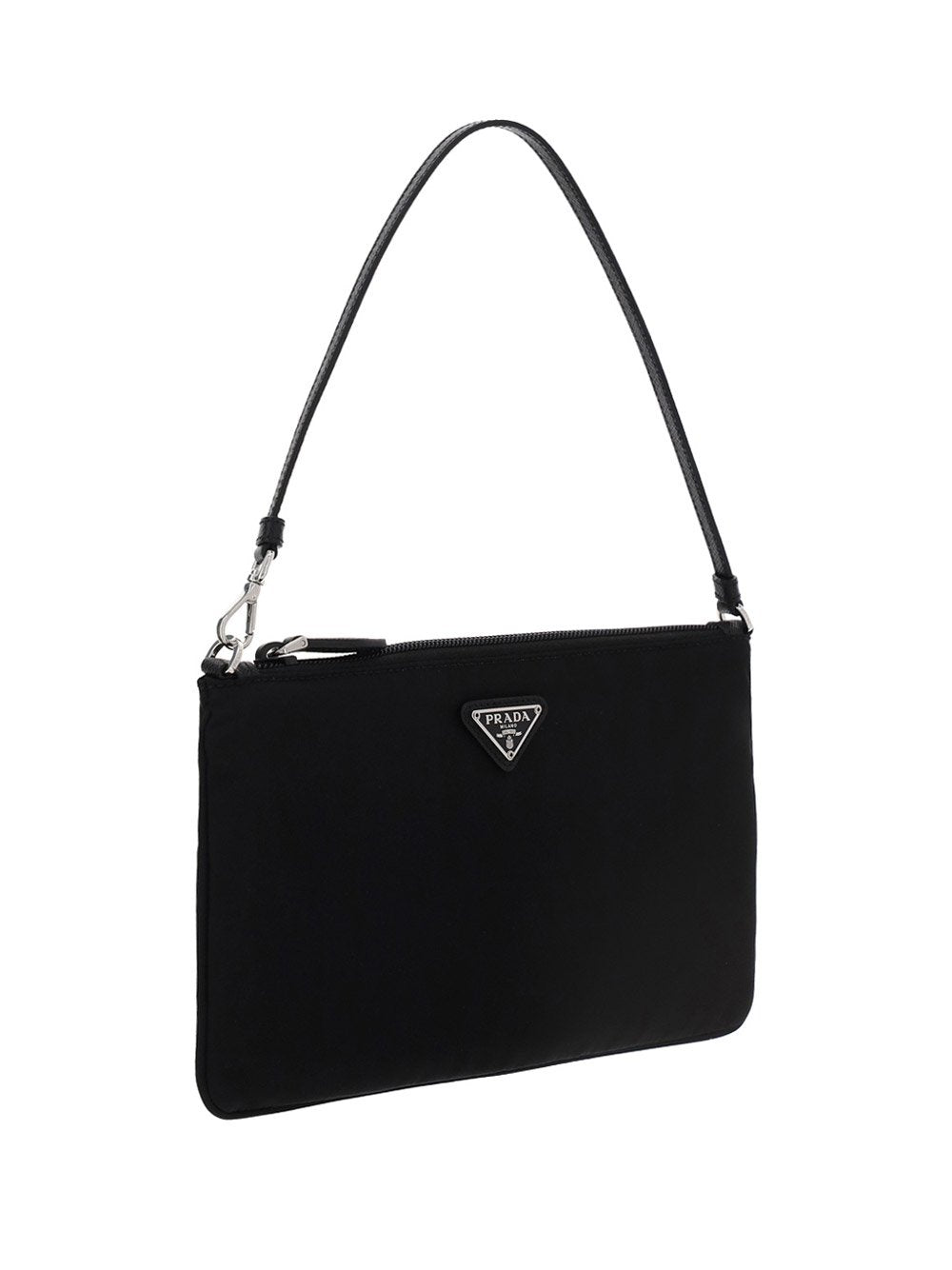 Re-Nylon Shoulder Pouch - Black