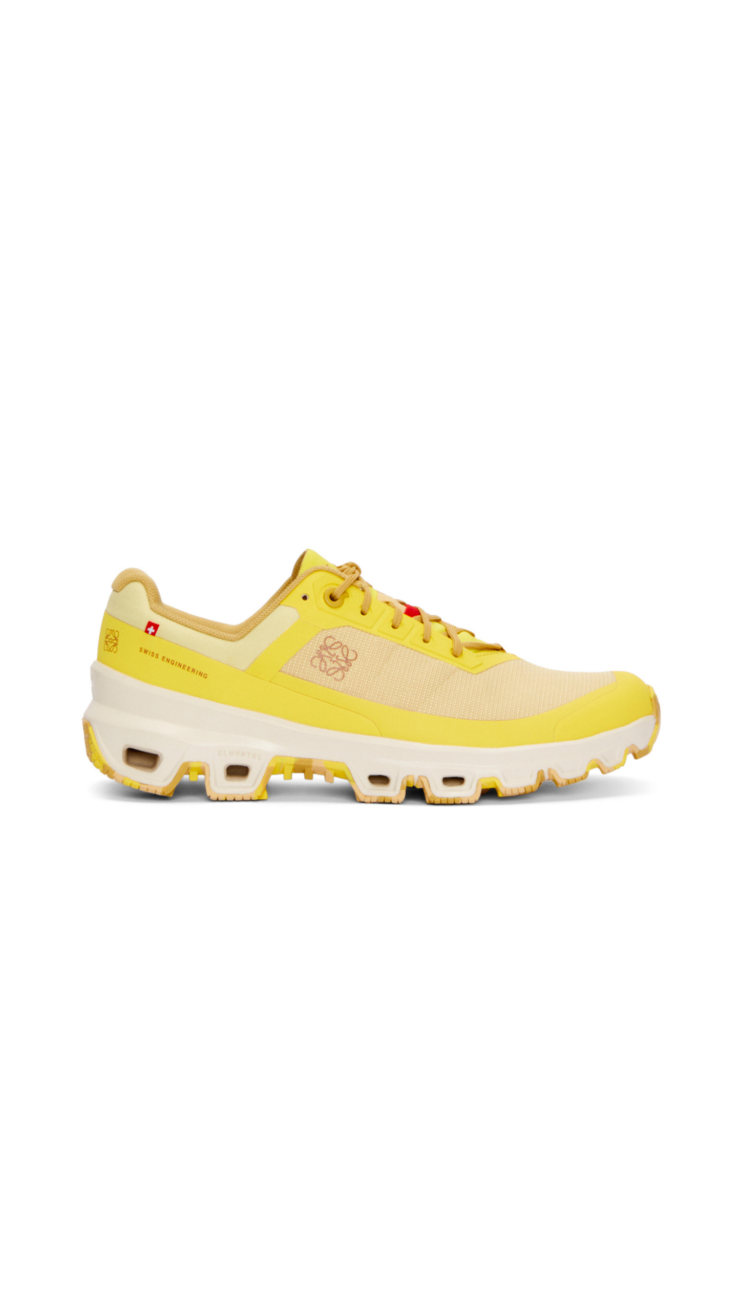 Cloudventure Running Shoe in Nylon - Pale Yellow