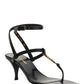 Cassandra Sandals in Smooth Leather - Black