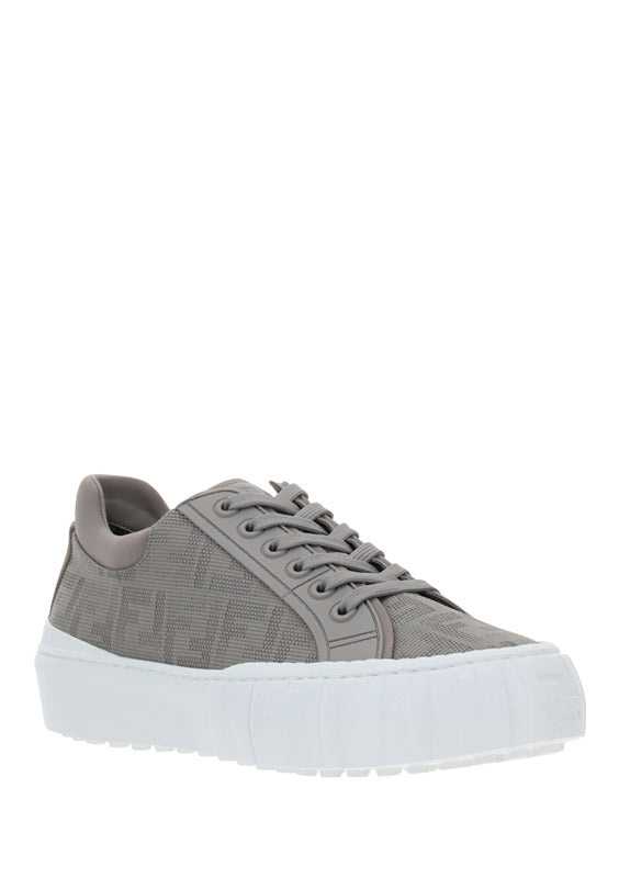 Fendi Force Low-Top Sneakers - Gray
