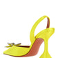 Rosie Sling Satin Pump - Yellow