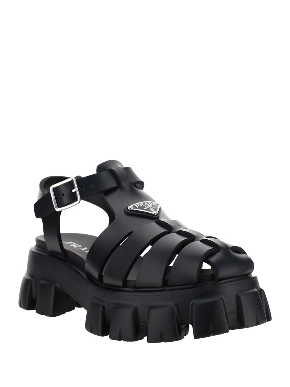Monolith Rubber Sandals - Black
