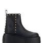 Uniqueform Calfskin Ankle Boot 85mm - Black