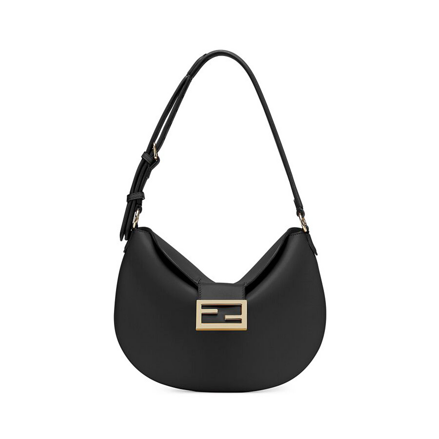 Small Croissant Bag - Black