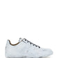 Painted Replica Leather Sneaker - White/Black