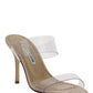 Scolto PVC Open Toe Mules - Beige.