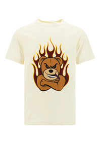 8 Moncler Palm Angels T-shirt With Bear - White