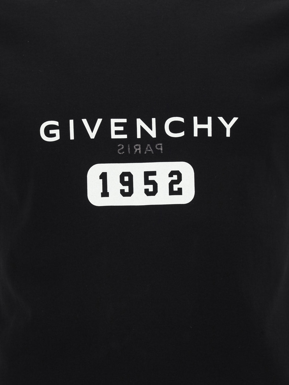 Slim T-shirt in Printed Jersey - Black