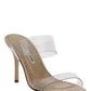Scolto PVC Open Toe Mules - Beige.