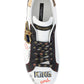 Portofino Sneakers In Printed Nappa Calfskin With Patch - White.