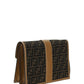 FF Fabric Clutch - Brown