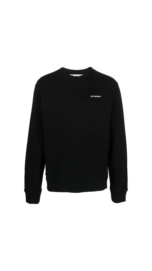 Wave Outl Diag Slim S/S Sweatshirt - Black