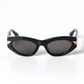 Cat Eye Sunglasses - Black