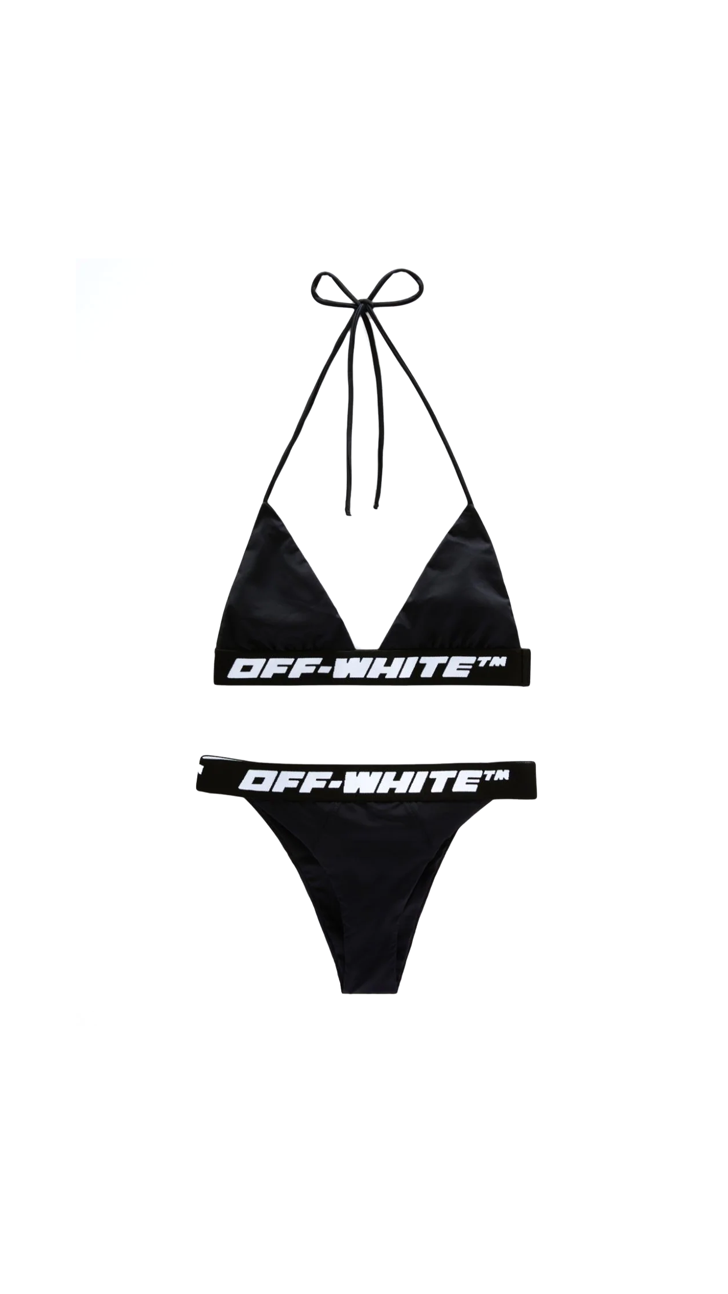 Logo Band Bikini - Black