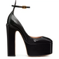 Tan-go Platform Pump in Patent Leather 155mm - Black