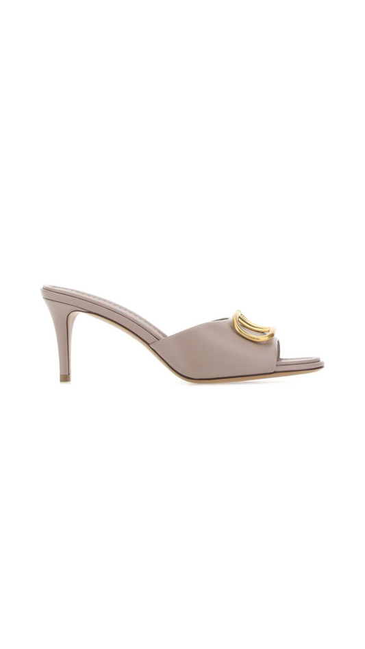 Vlogo Heel Sandals - Nude