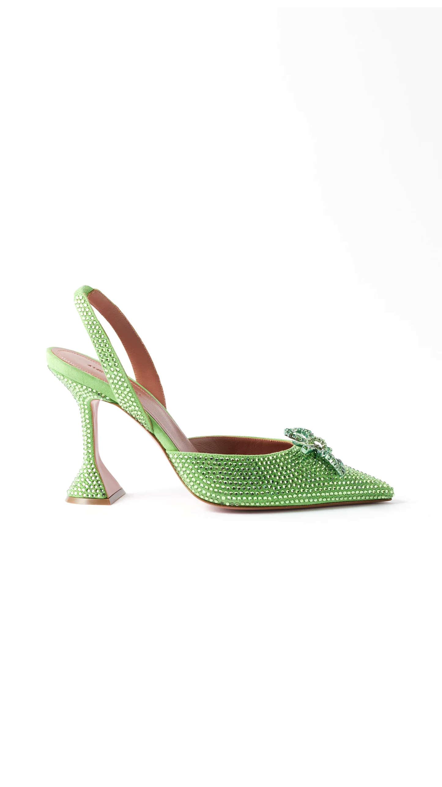 Rosie Crystal Pump - Green Peridot