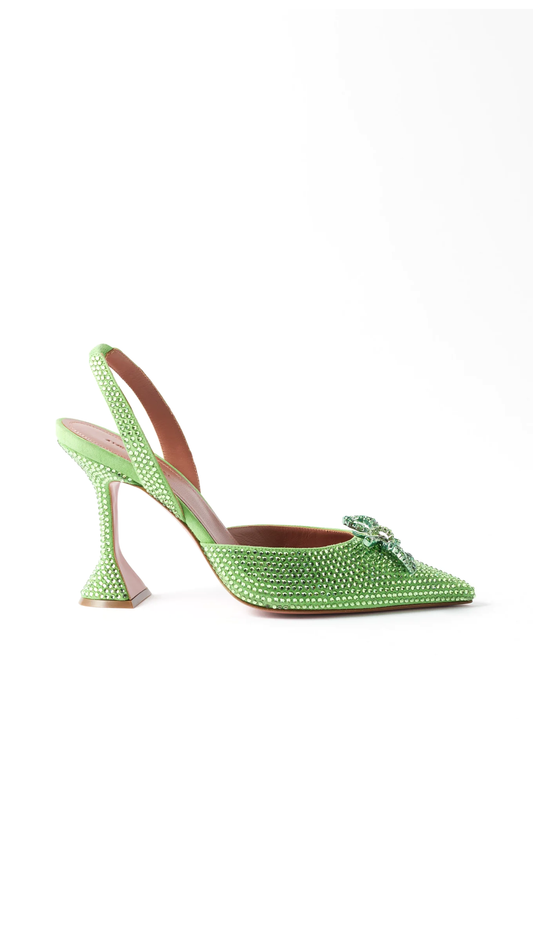 Rosie Crystal Pump - Green Peridot