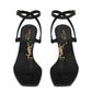 Cassandra Sandals in Smooth Leather - Black