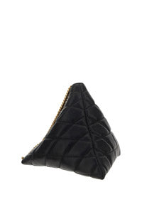 Sade Pyramid in Quilted Lambskin - Black.