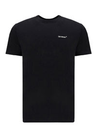 Chain Arrows-Print T-Shirt - Black