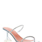 Gilda Metallic Crystal Sandals 70mm - Clear