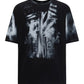 Cotton T-Shirt with Body Armour Print